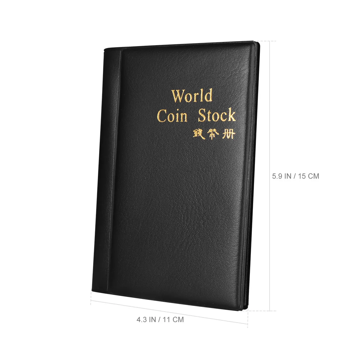 1Pcs Coin Collection Book Compact Portable Coin Holder Album 10 Pages 120 Pockets for Coins Caps Tokens Medallions
