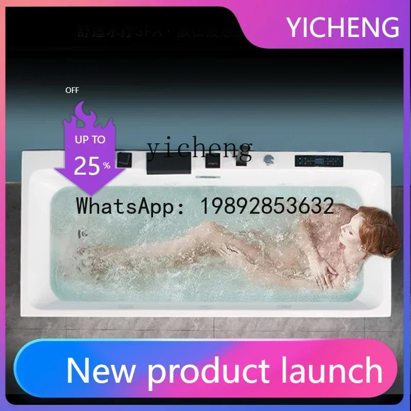 

AA acrylic freestanding home seamless integrated thermostatic surfing high-end jacuzzi