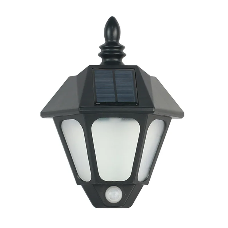 Solar outdoor wall lamp intelligent induction light control waterproof and high-temperature resistant villa garden