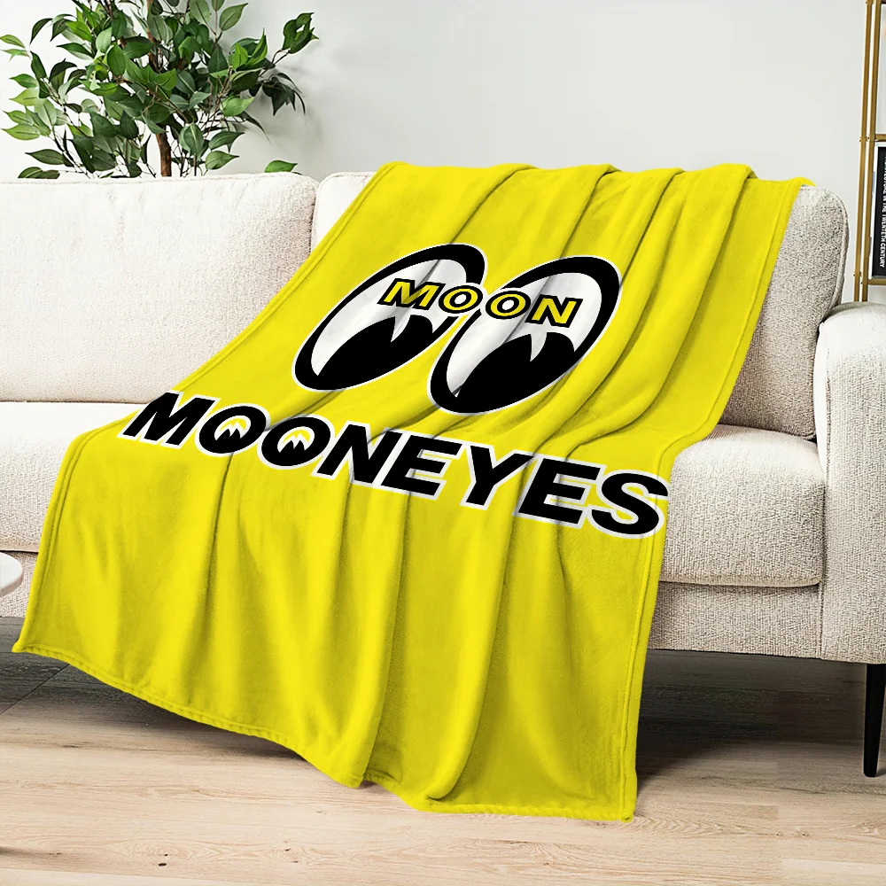 

Модное одеяло с логотипом бренда M-Mooneyes, плюшевый коврик для дивана для гостиной, теплый офисный коврик для спальни, дня рождения, дома, путешествий, подарки для детей
