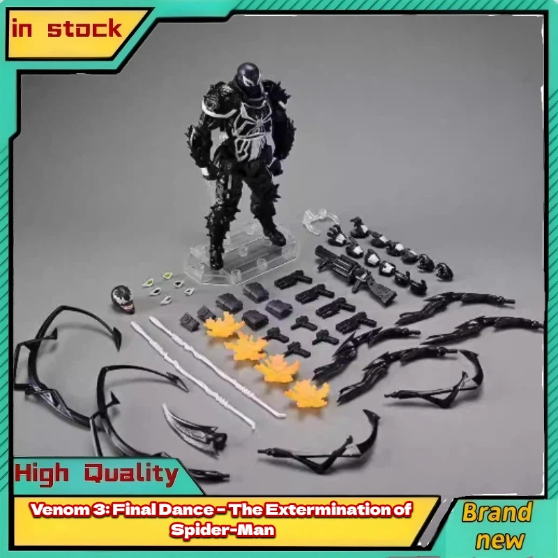 

Venom 3: Final Dance – The Extermination Of Spider-Man Figure With Free Bonus Head Sculpt Collectible Movable Model Toy