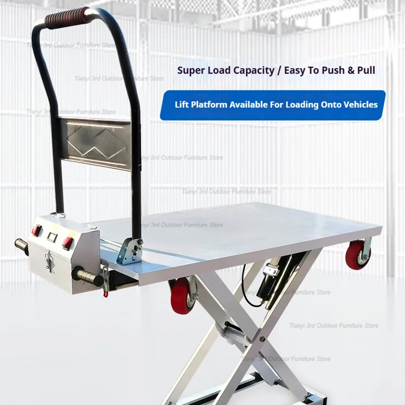 

Электрическая гидравлическая подъемная тележка Nordic Boarding Platform Handcart для перемещения грузов, портативная ножничная платформа, мобильная платформа для промышленного использования FYET