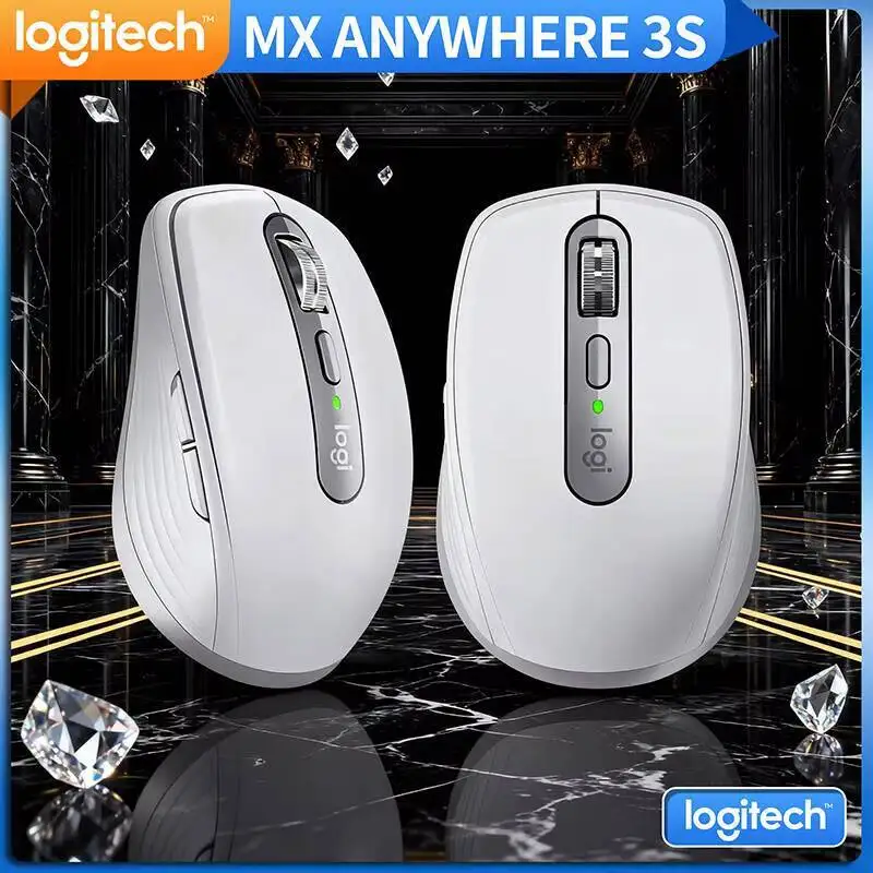 

Top-Tier MX Anywhere 3S - 8000 DPI, Hyper-Scroll, Silent Click, Perfect for College Fair & Lab Office Use