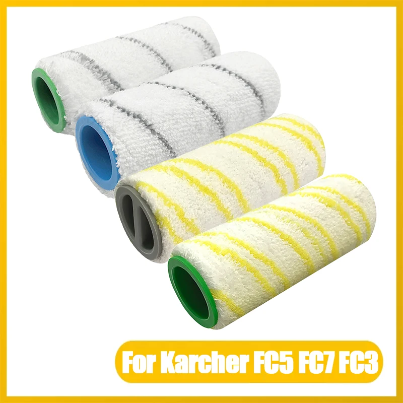 Washable Roller Brush Replacement For Karcher FC 7 FC5 FC3 Vacuum Cleaner Tool Main Brush Cleaning Accessories Spare Parts Kit