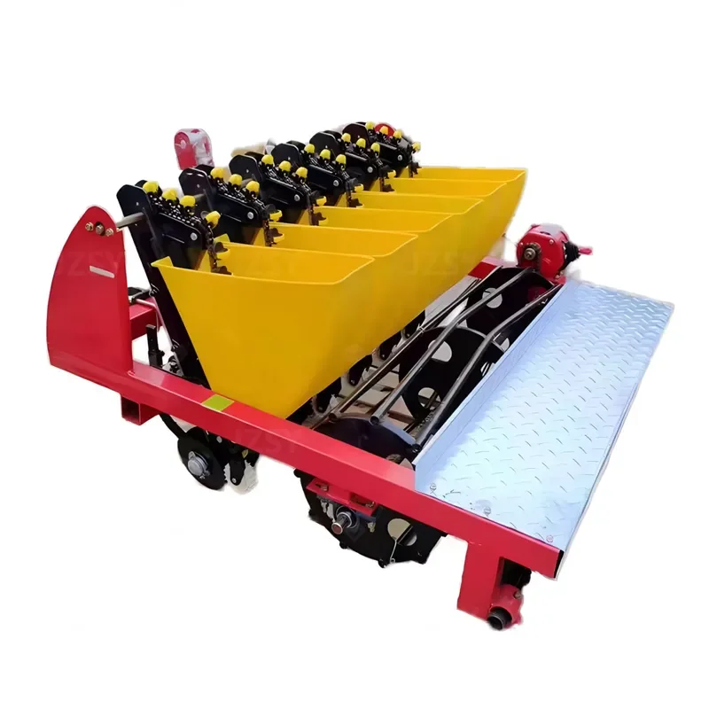 Factory Direct Sale Cheap 4-Wheeled Tractor Driven Garlic Planter/Garlic Clove Sowing Planting Machine