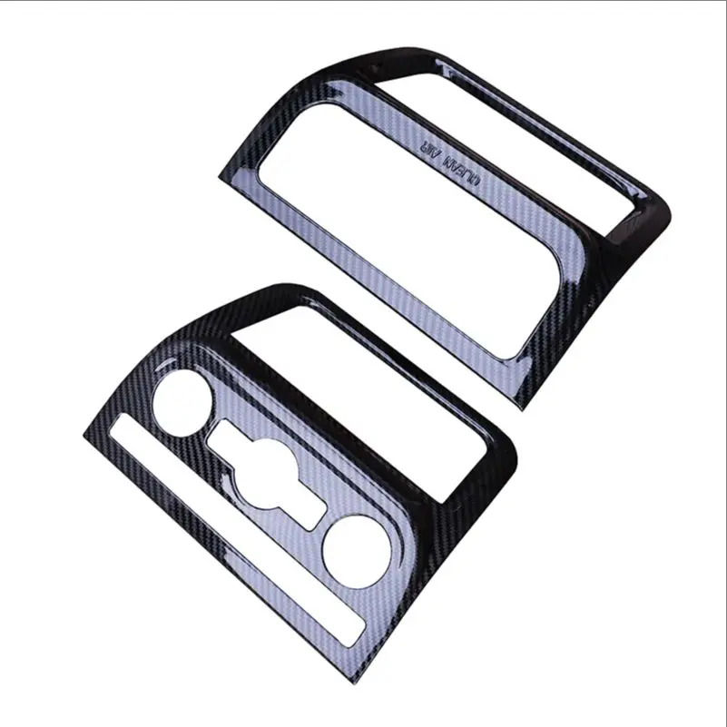 

Car Styling For VW Tiguan 2010-2015 Center AC Control Panel Decoration Frame Cover Sticker Trim Strip Auto Parts Accessories
