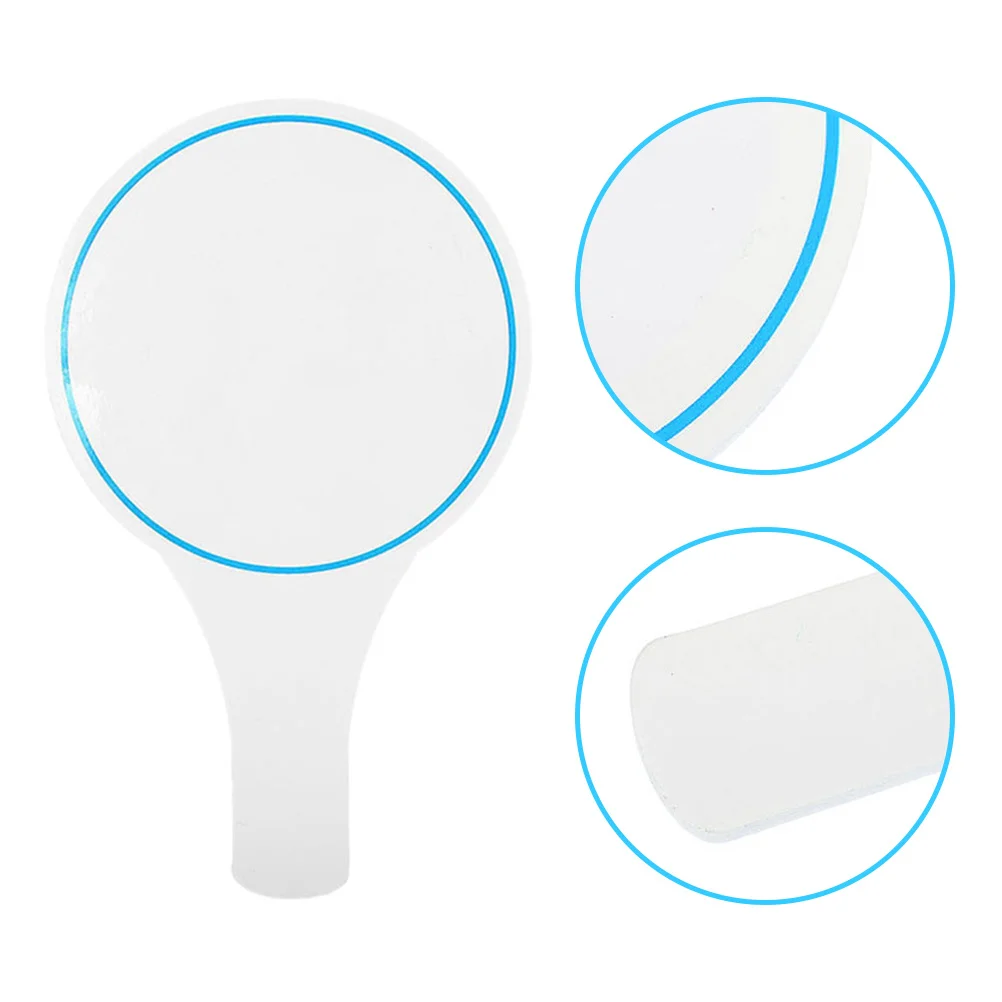 

2Pcs Scoring Board White Dry Erase Handheld Paddle Single Sided Mini Writing Board for Voting Judges Classroom