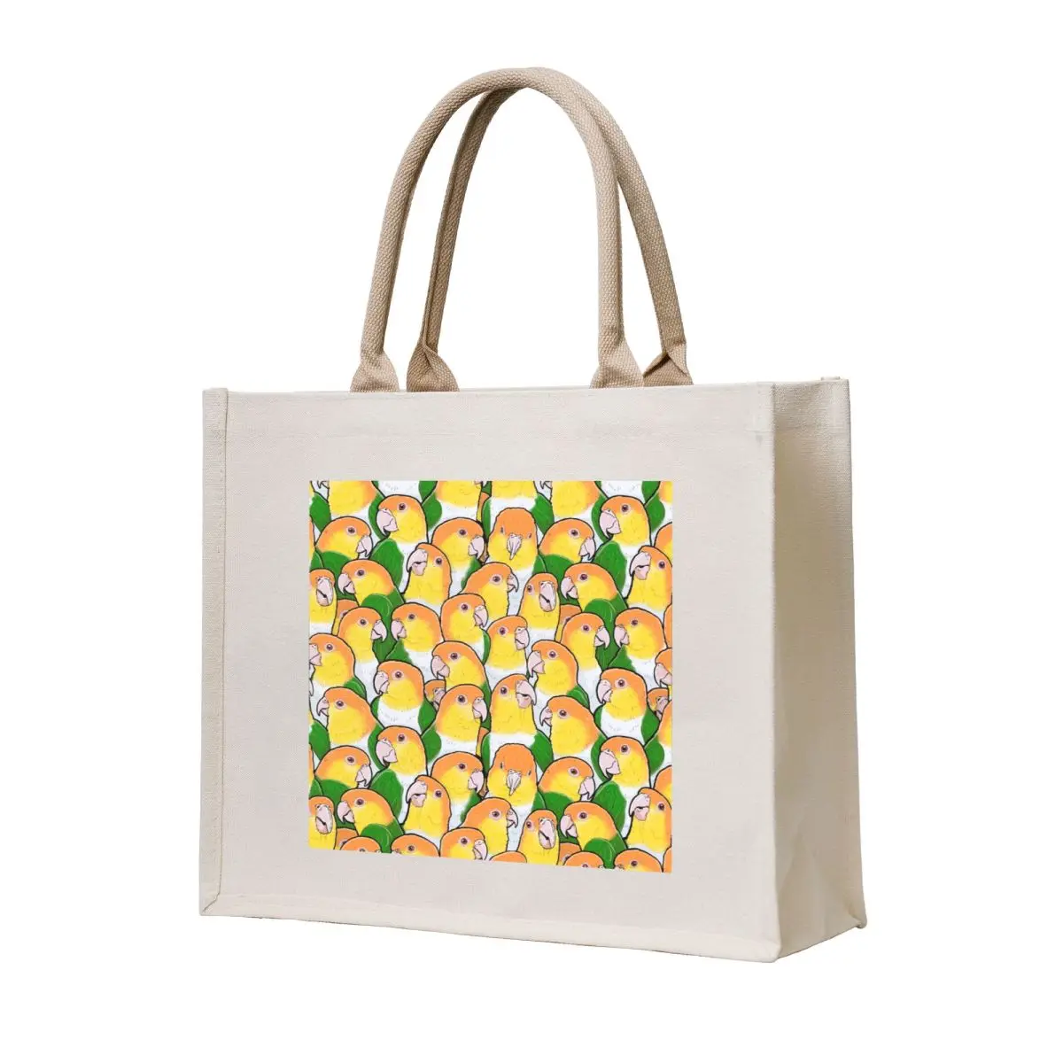 

White-bellied Caique Parrots Tote Bag ecological bags Cloth bag cloth bag woman