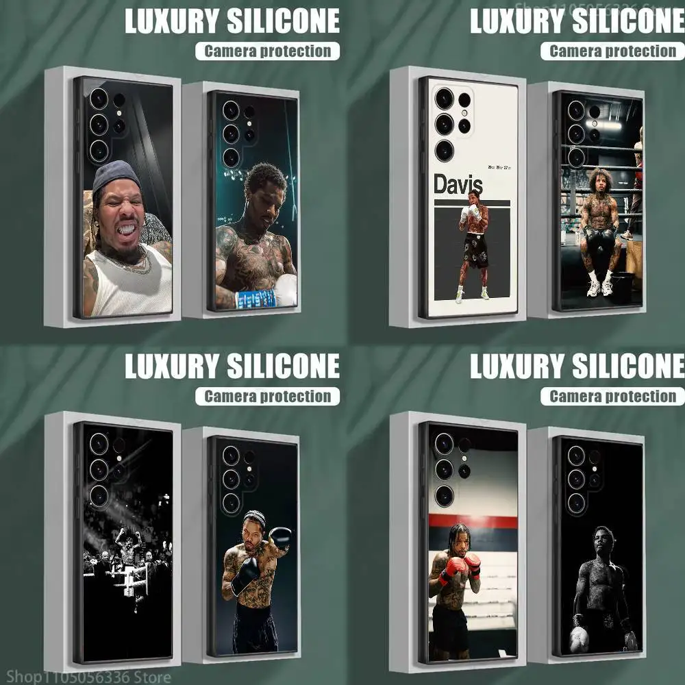 

G-Gervonta Boxer D-Davis Phone Case For Samsung S25,S24,S23,S22,S21,S20,S10,Ultra,Plus,Lite,FE,Soft Silicone Black Cover