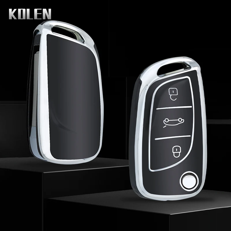 Funda de TPU para llave de coche, carcasa moderna para Citroen C1, C2, C3, C4, C5, XSARA, PICA, Peugeot 306, 407, 807, DS DS3, DS4, DS5, DS6