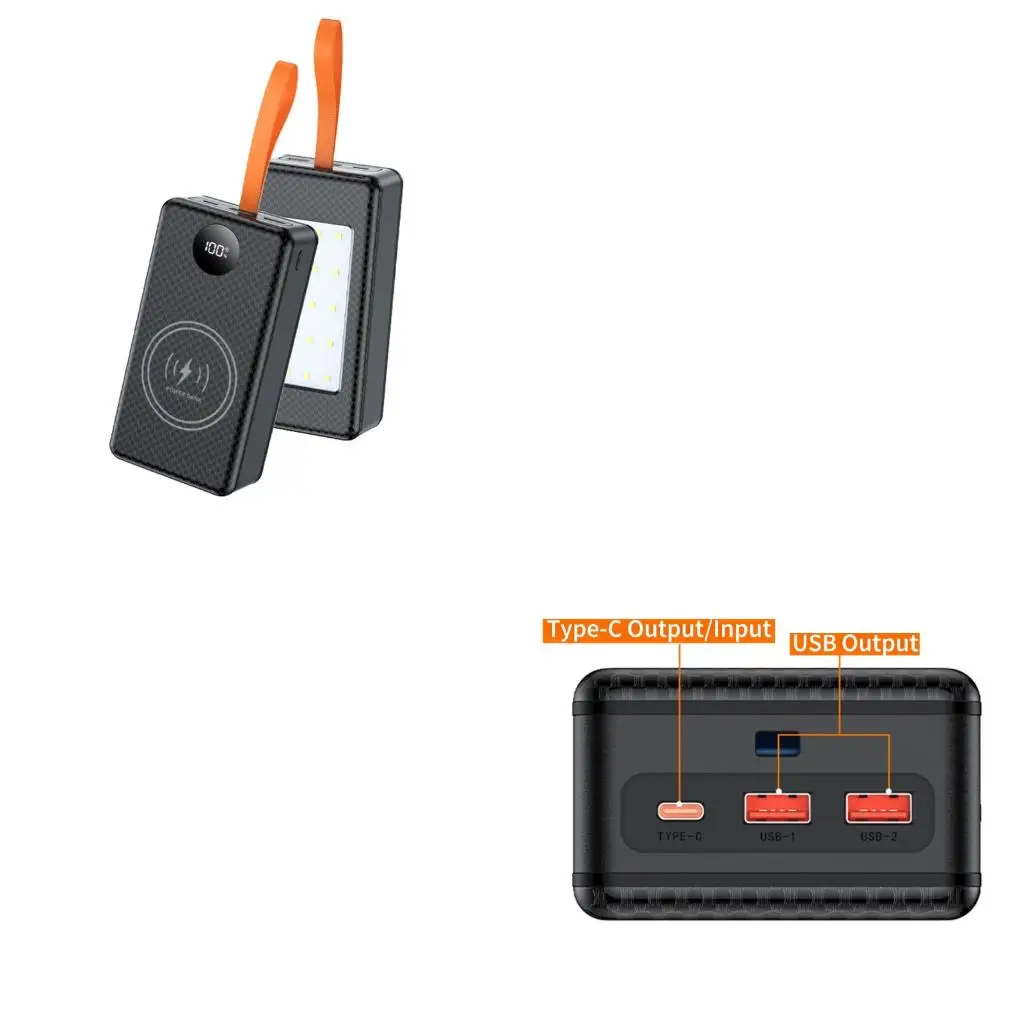  21700 Battery Box USB Output for Phones Speakers Headlamps Camping Lights Bartte