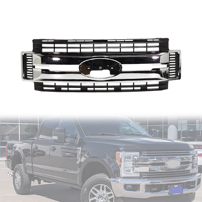 

LUMA Accessories Super Duty Grill Black ABS Plastic Car Bumper For 2017-2020 For Ford F250 F350 F-250 F-350 New Truck Parts