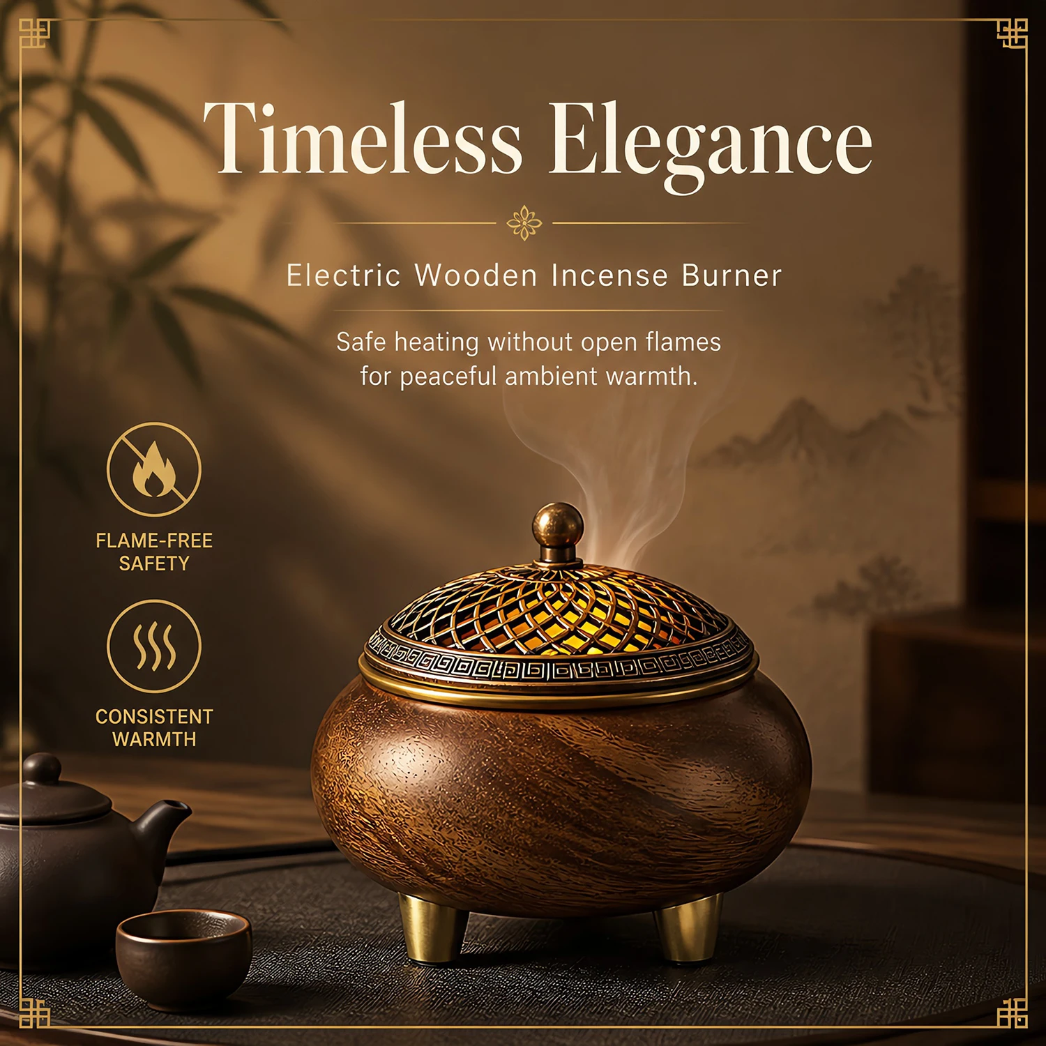 Candle Making Thermometer - Electronic Incense Burner Wooden Bakhoor Burner