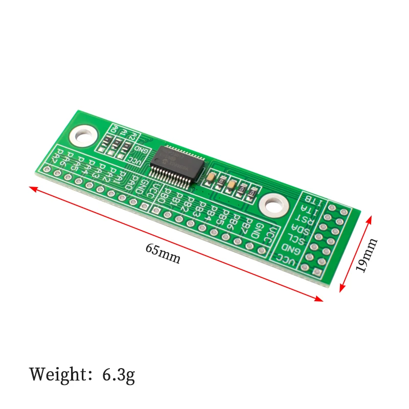 WAVGAT MCP23017 16bit I/O Expansion Board Module Pin PCB IIC I2C Interface to GIPO Converter 25mA1 for Arduino