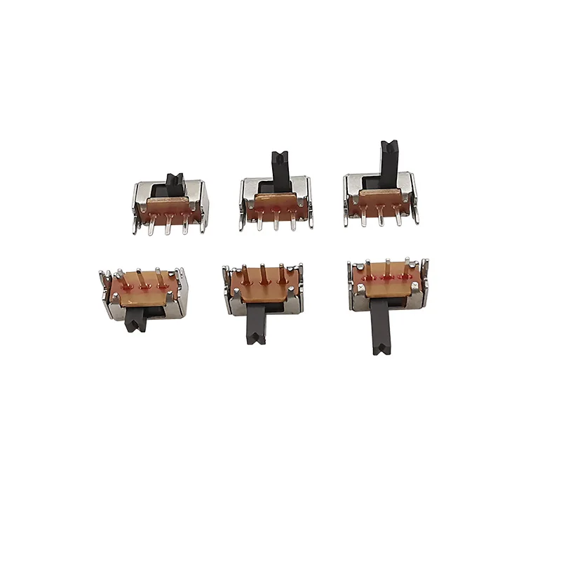 Toggle Switch High 2/3/4/5/6/7mm 3Pin 1P2T SPDT PCB Miniature Slide Switch Side Knob Toggle Switch