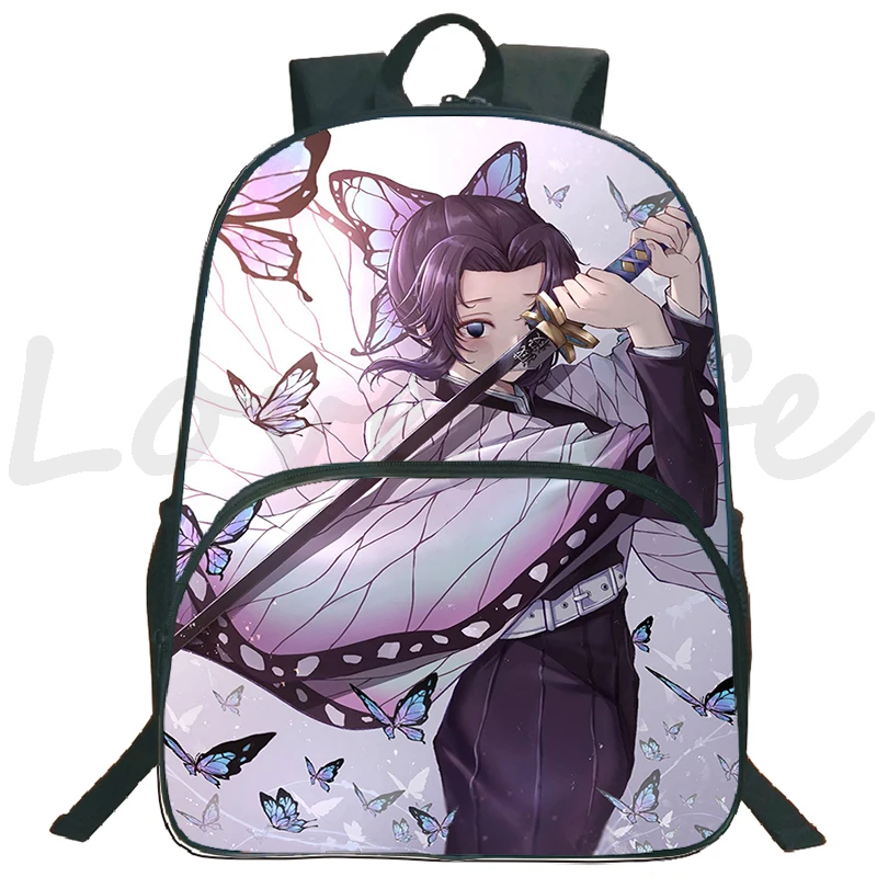 Japan Anime Demon Slayer Kimetsuno Yaiba Rugzak Jongens Meisjes Cartoon Schooltas Kinderen Boekentas Tieners Zip Travel Mochila Mujer