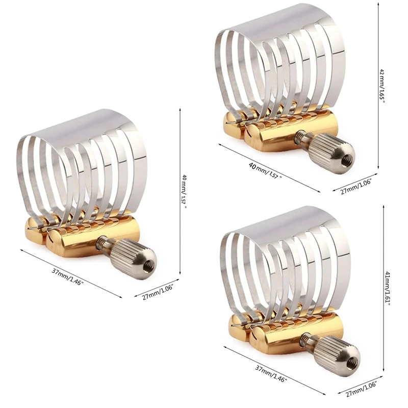 Saxophone Clamp Instrument Mouthpiece Ligature Clip Sax Head Clip Saxophone Part Sax Ligature