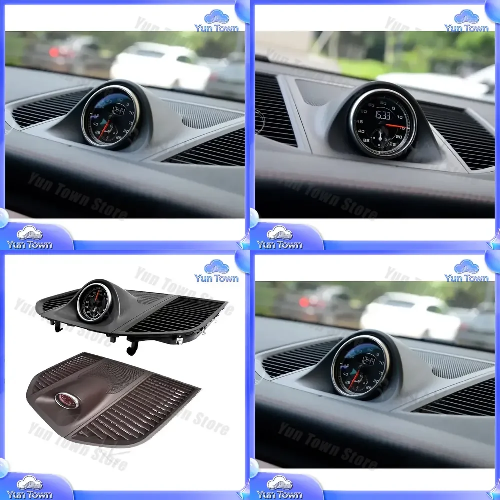 Electronic Dashboard Compass Clock Stopwatch Meter for Macan 2014 2015 2016 2017 2018 2019 2020 interior car accessory