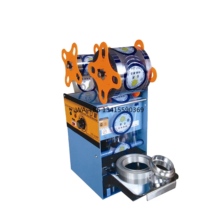 

72 / 76 / 95mm Cup Sealers Heat Sealing Machine Bubble Tea Plastic Cup Sealing Machine