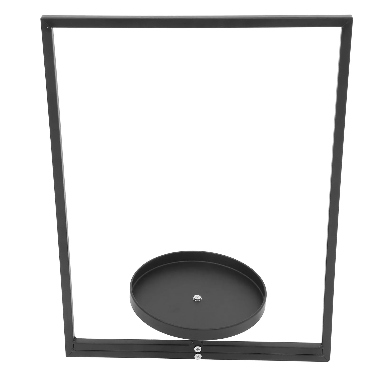 

Wall Mounted Plant Holder Black Metal Shelf for Small Spaces Modern Decorative Display Stand Bathroom Room Farmhouse