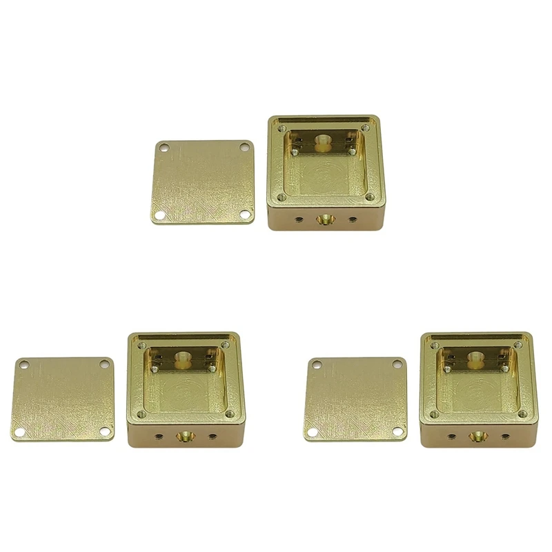 3X Aluminum Housing Shielding Housing RF Box Electromagnetic Golden Conductive Oxide