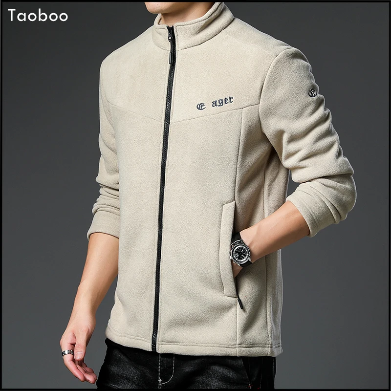 Taoboo High Quality Casual Fashion Men's jacket New Autumn Thin Fleeced Men's coat 2022 Classic Solid Streetwear Men's Clothing