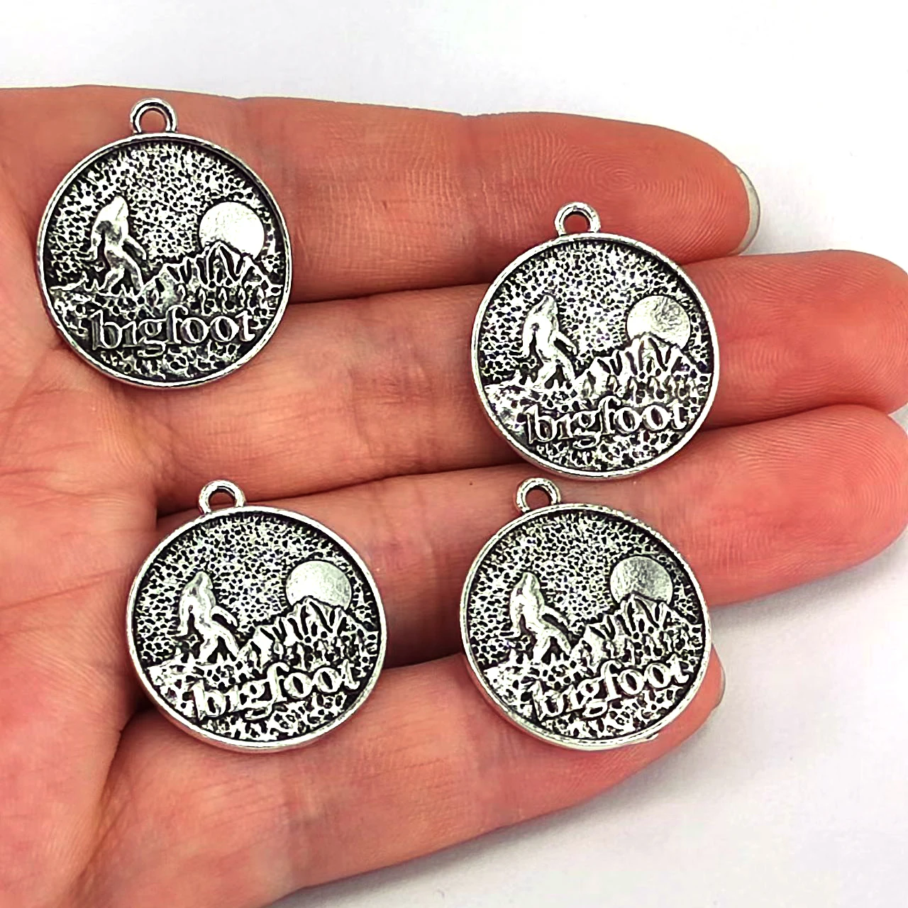 5pcs DIY forest UFO alien Sasquatch Bigfoot pendant charm for women man Accessories