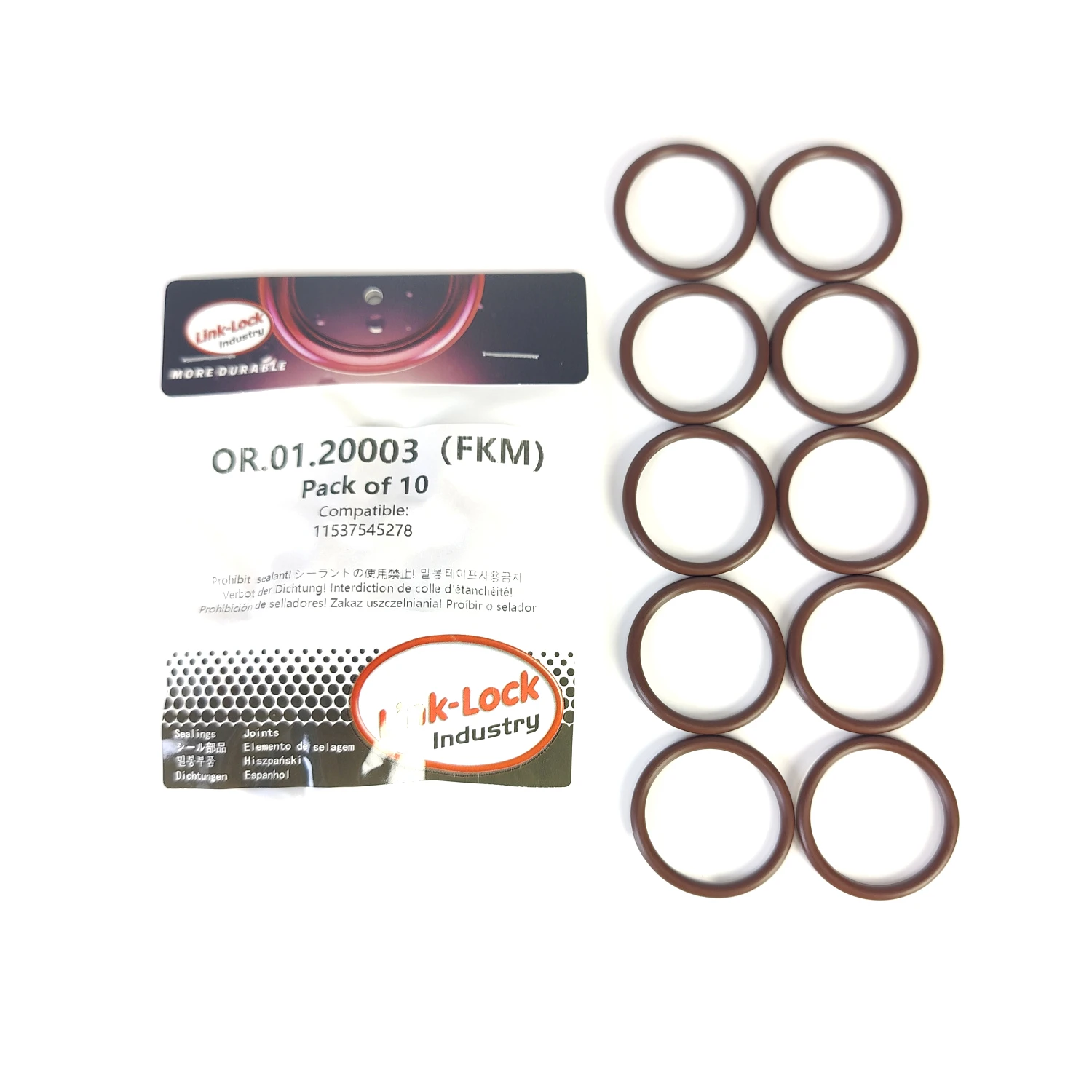 10PCS Fkm Viton OR.…