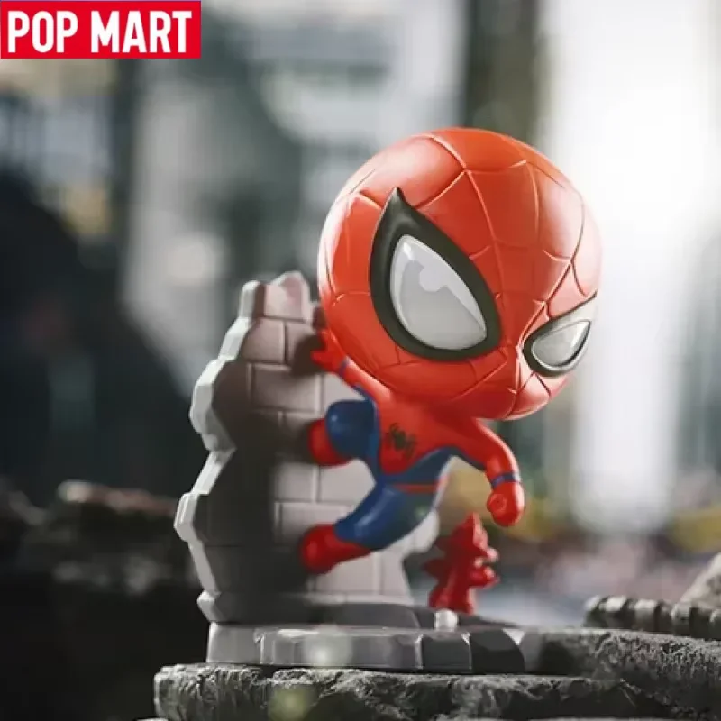 

POP MART Spider and Venom Series слепая коробка Guess Bag Mystery Box Toys Кукла Симпатичная аниме-фигурка Настольные украшения Подарок для девочек