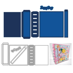 2024 New 3D Disc Bound Album Cover Cutting Dies Scrapbooking Accessories Paper Making Frame Card Craft
