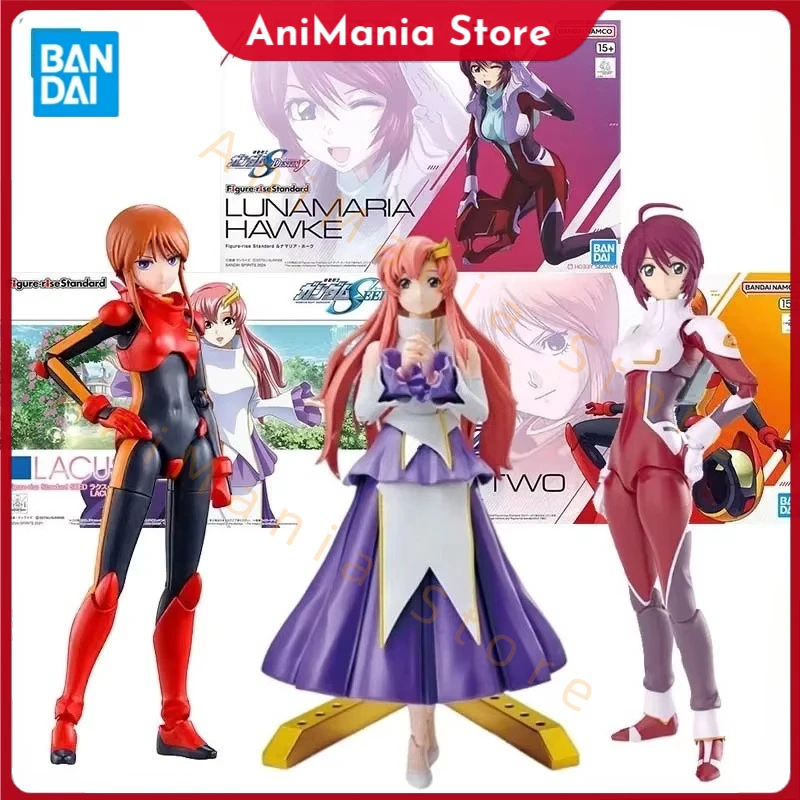

Bandai Gundam Model Kit FRS Lacus Clyne Lunamaria Hawke Ple Two Фигурка Gunpla Коллекционные аниме Фигурки Игрушки для мальчиков