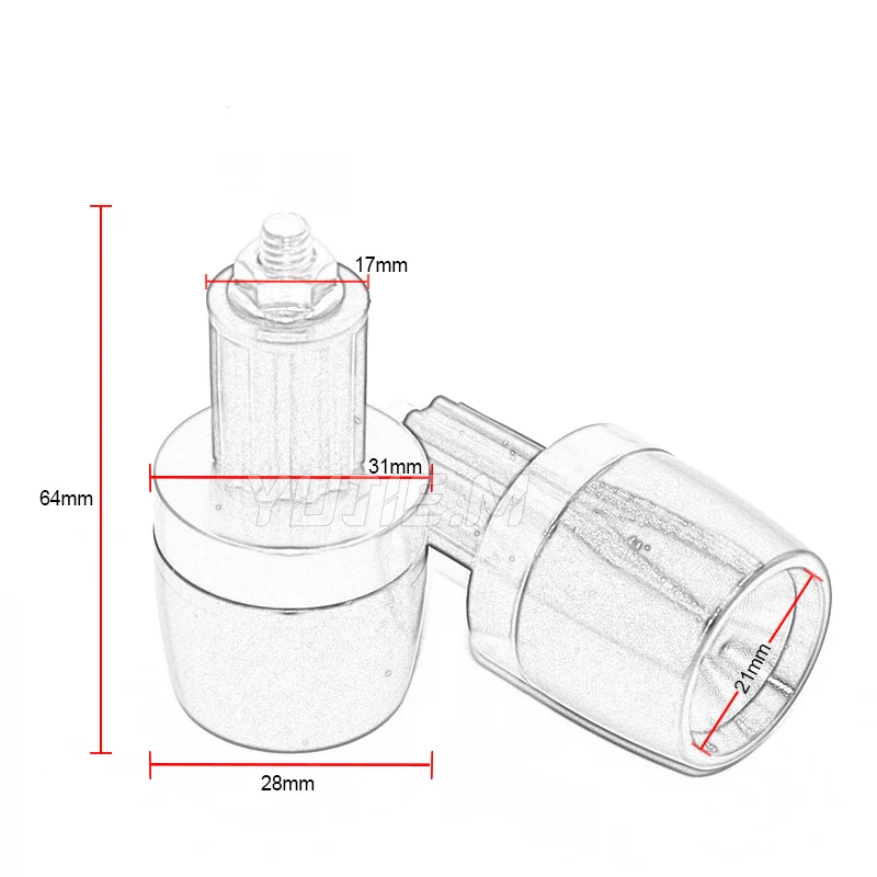 For TDM850 TDM900 TDM 850 900 Motorcycle Handlebar Grips Ends Handle Bar Cap End Plug Accessories