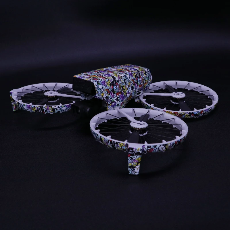 Per DJI FLIP Drone RC2 Adesivo per telecomando Pellicola protettiva in PVC Decalcomanie antigraffio Pelli Refit personalizzato Flip Accessorio