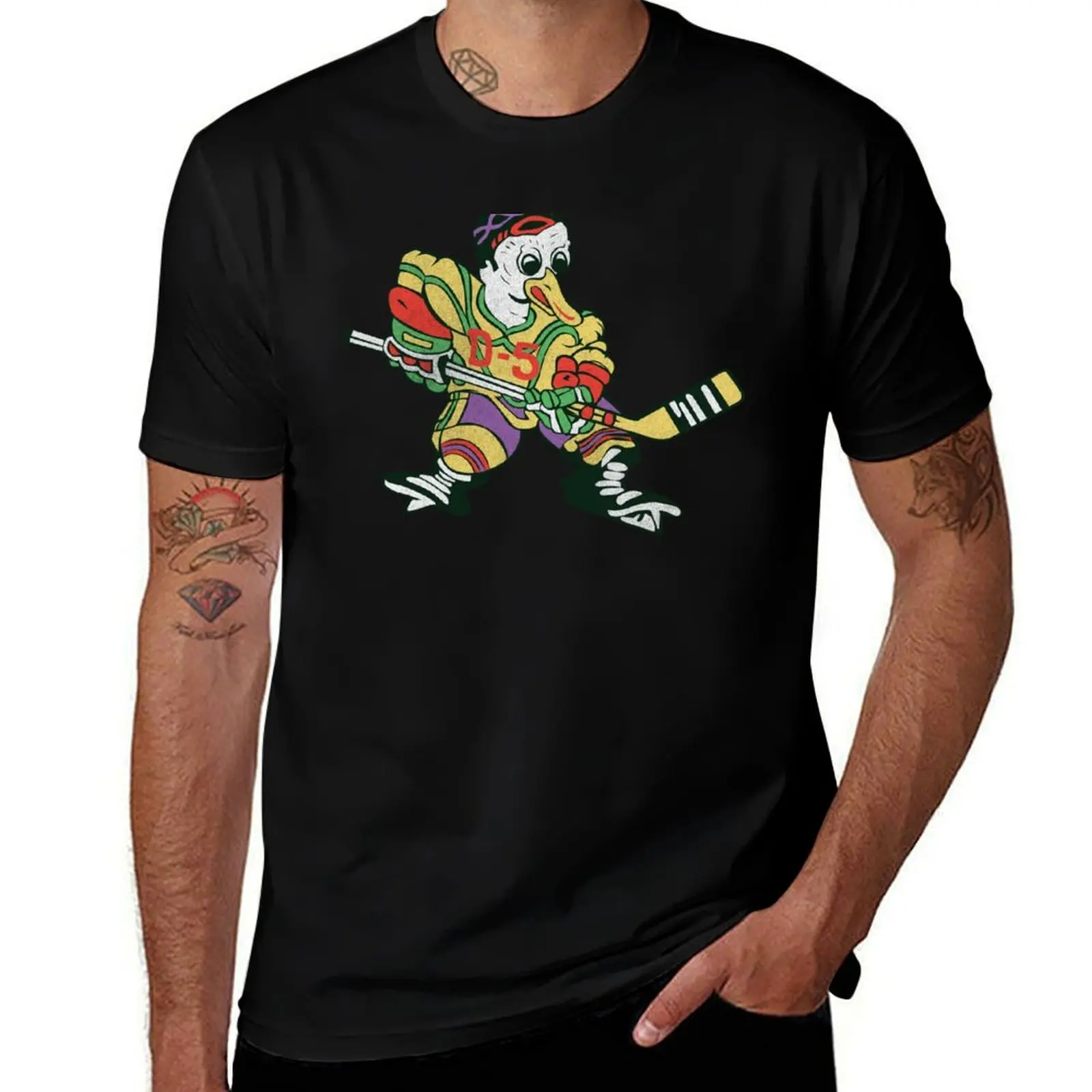 

D-5 Ducks T-Shirt cotton t shirts high quality t shirts for man cotton funny T-Shirt