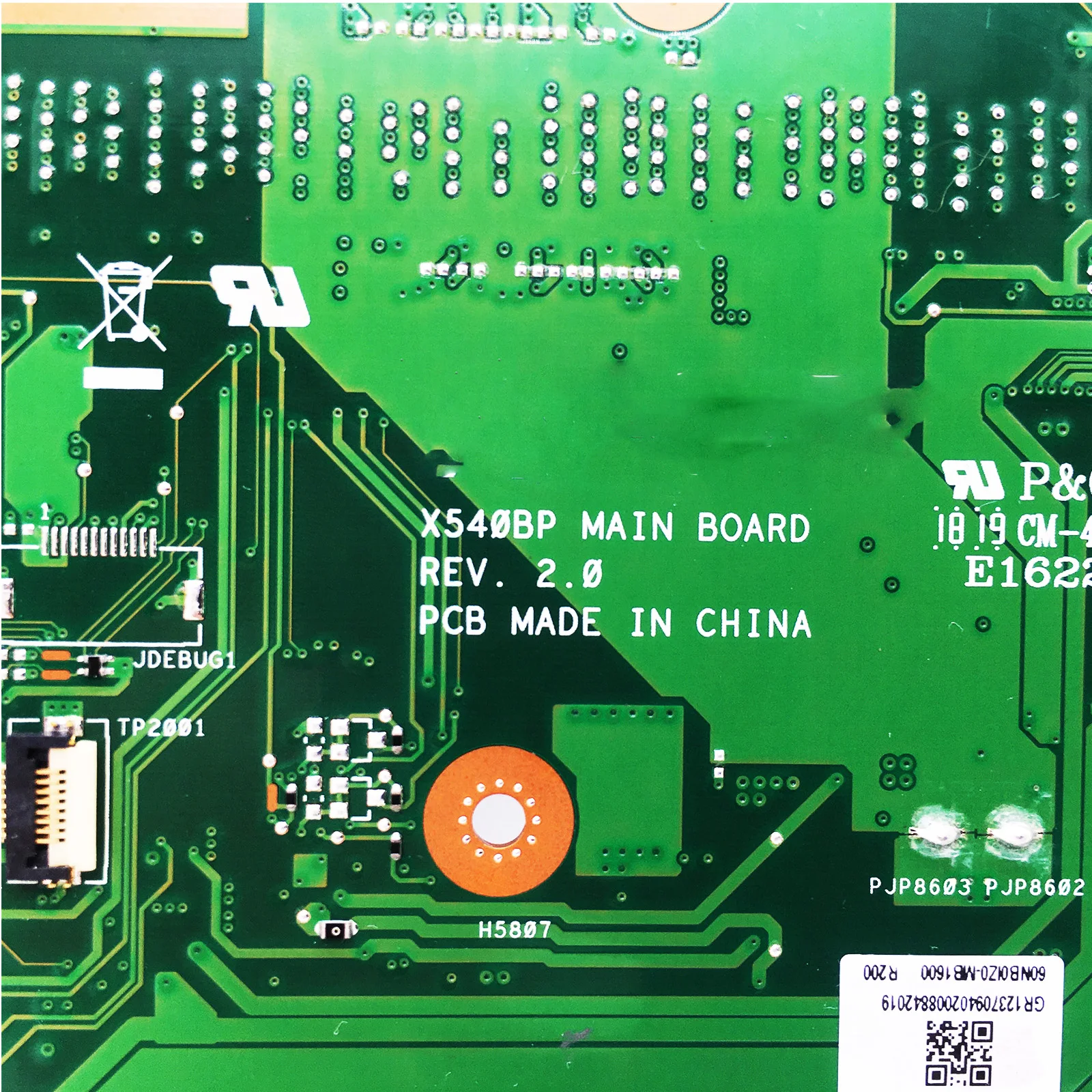 KEFU X540BP Mainboard With AMD A6-9225 A9-9425 CPU For ASUS X540 X540BP X540BA X540B Laptop Motherboard 100% Working Well