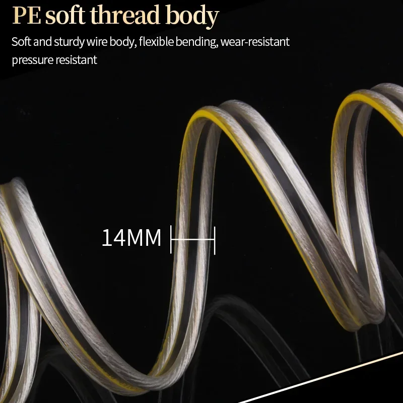 Kabel głośnikowy YYAUDIO HIFI posrebrzany, przewód głośnikowy 6N OFC do wzmacniaczy i systemów Hi-fi, wtyk Y, wtyk bananowy, kabel głośnikowy — zdjęcie produktu 5