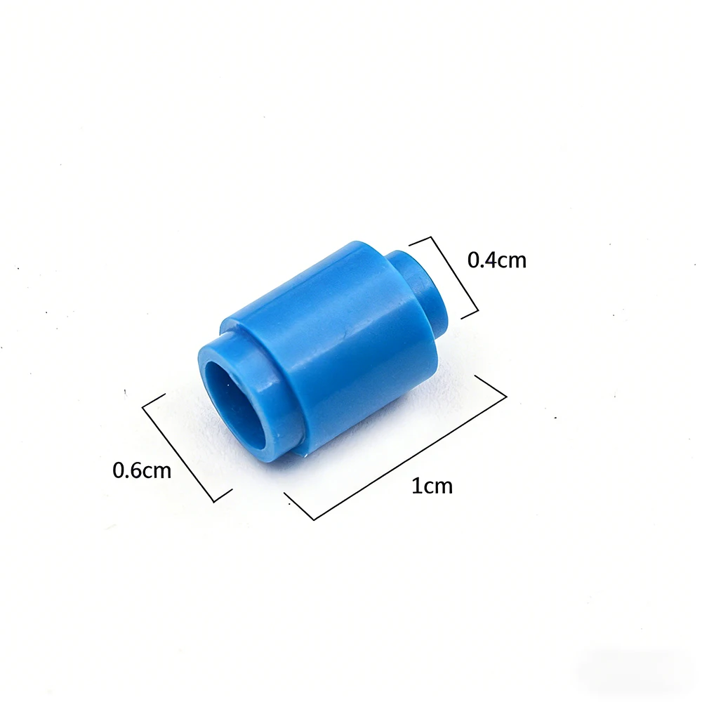 100pcs Moc Brick Round 1x1 3062 Lamp Bead DIY Enlighten Building Blocks Compatible with Assembles Figures Particles DIY Toys