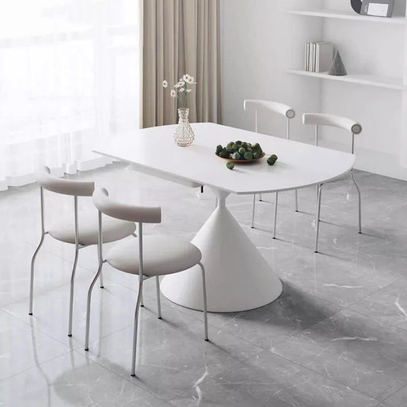 

Modern Kitchen Dining Table Bedroom Waterproof Mobile Restaurant Dining Tables Kids Extendable Mesas De Jantar Home Furniture