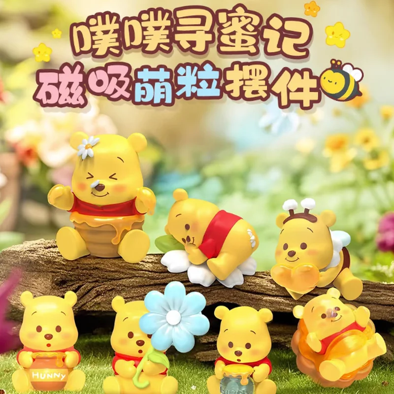 

Kawaii Disney Винни-Пух, фигурка слепых мешков - поиск серии «Таинственный сюрприз», коллекционная игрушка, модель куклы