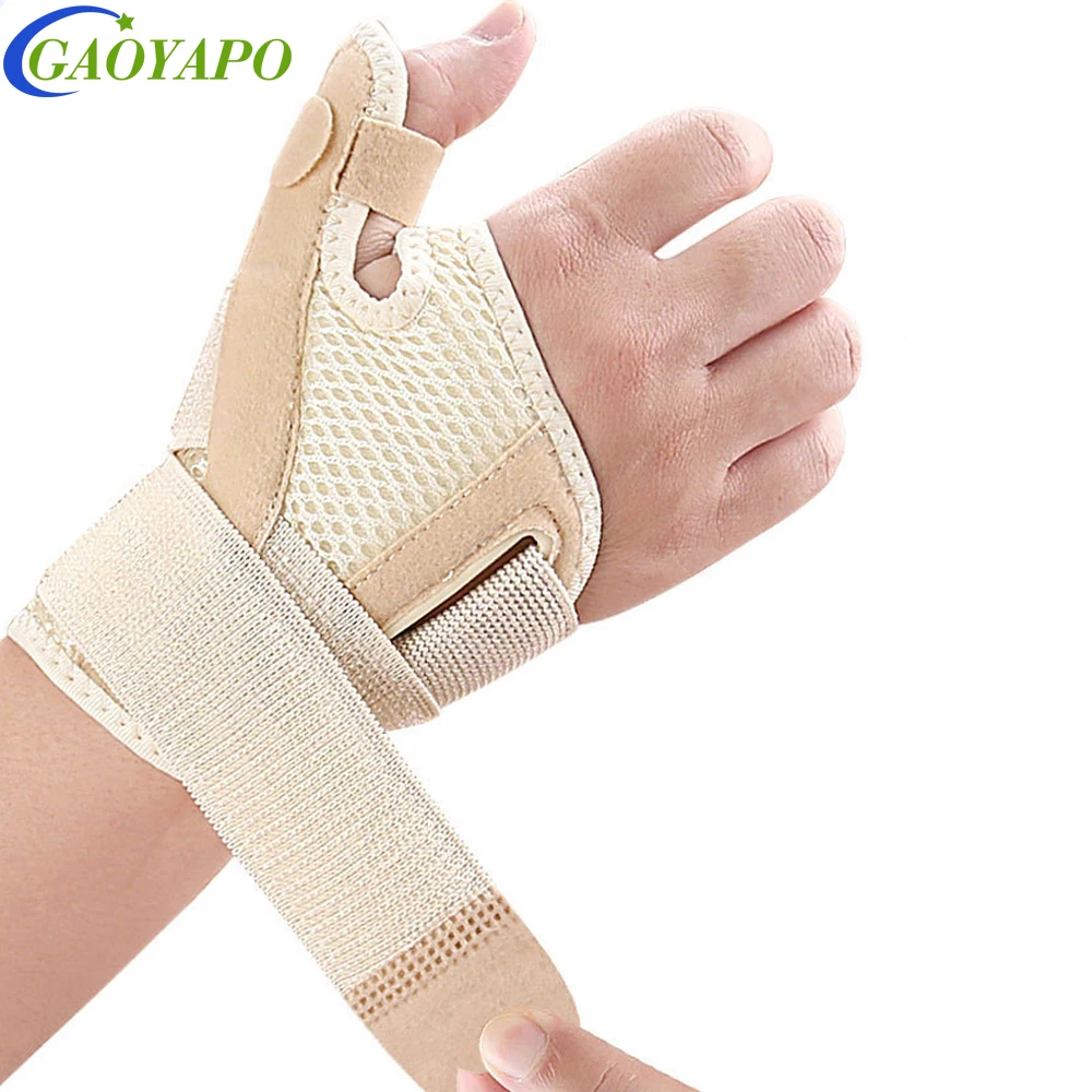 

Upgraded Thumb Stabilizer Brace - Reversible for Arthritis Pain Relief & Support, Sport Injury Protection - One Size Fits Most