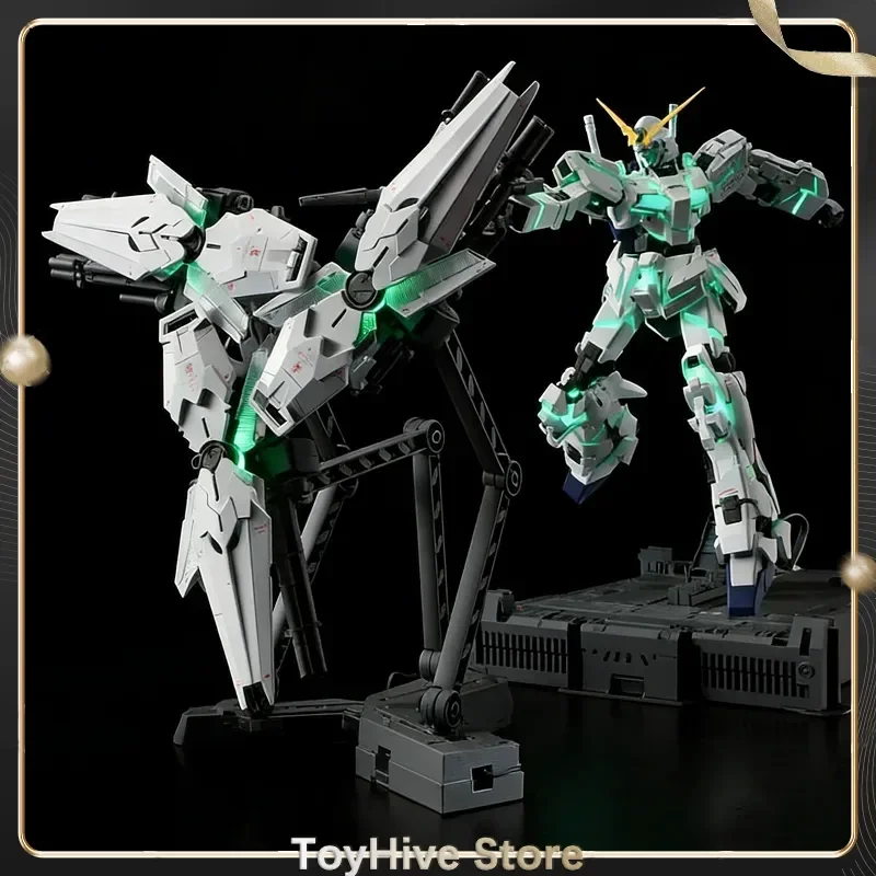 【In Stock】SUPA MGEX 1/100 Unicorn Restored Version Full Set With LED Unit Shield & Cage Assembly Model Kit Action Figure Toy