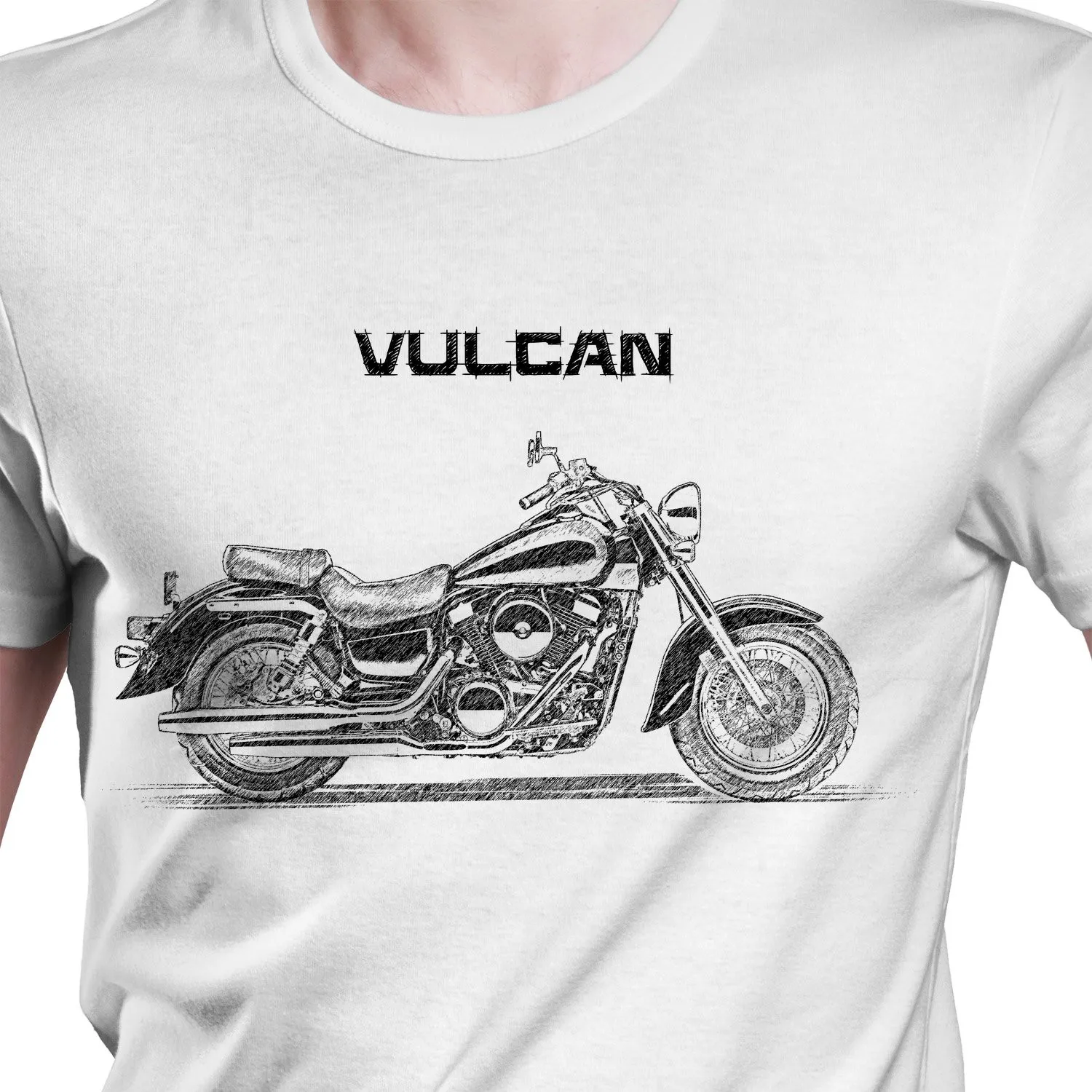 Hot Sale VN Classic 1500 Motorcycle Motorcyclist Gifts T Shirt New 100% Cotton Short Sleeve O-Neck T-shirt Casual Mens Top