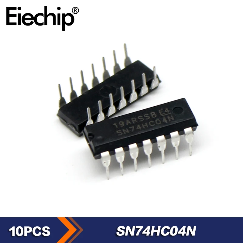 10 sztuk SN74HC04N 74HC04 DIP-14 układ scalony układy logiczne Hex falownik nowy oryginalny IC