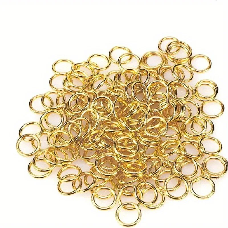 One Set Box 3 4 5 6 7 8 10mm 3 Colors Open Jump Rings Split Rings Link Loop For DIY Jewelry Making Findings Connector
