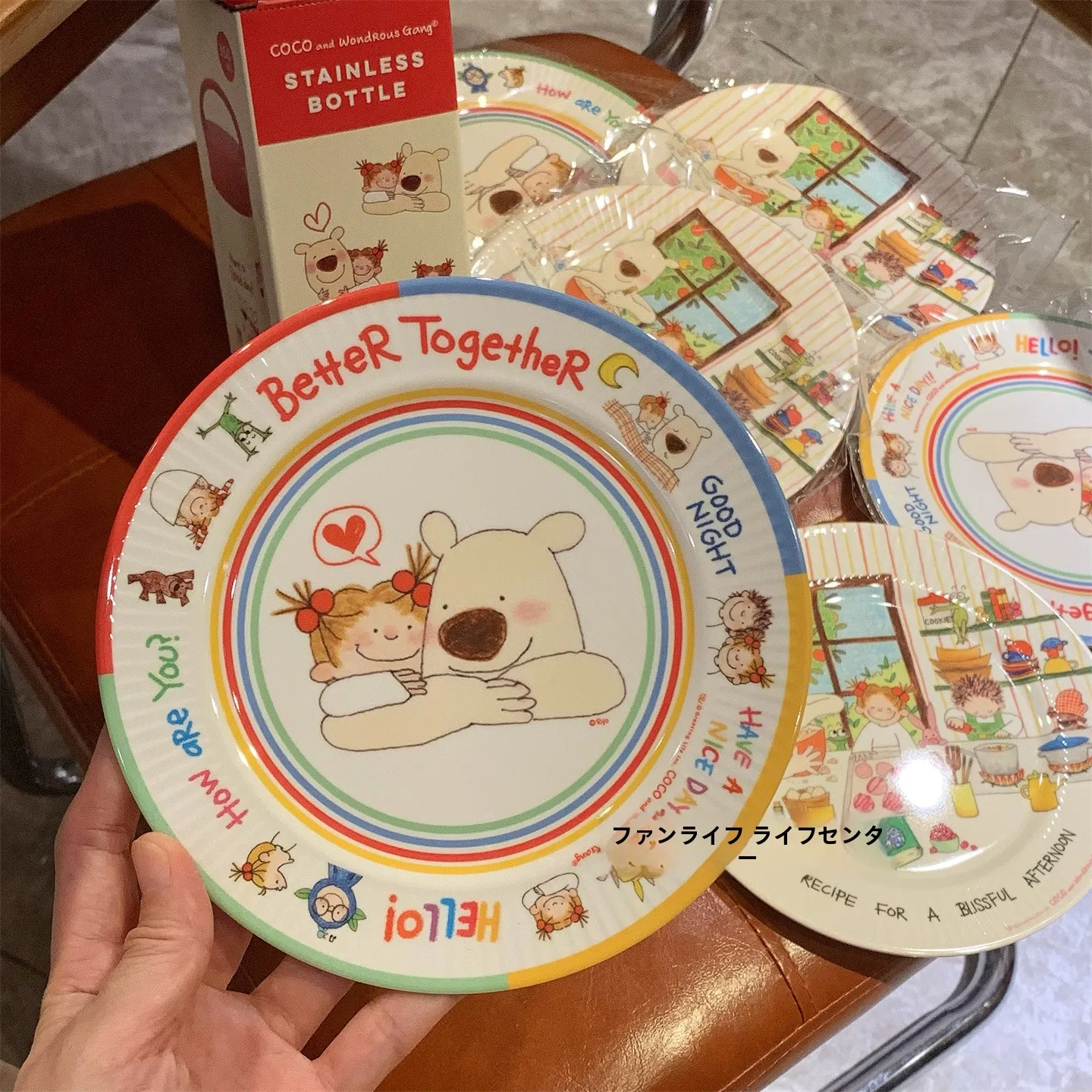 

Cute Cartoon Sauce Di Dert Plate Fruit Cake Small Course round Resin Plate Not Microwave Or Diwaer Se FunLife