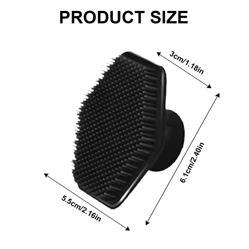 แปรงทําความสะอาดใบหน้าซิลิโคนอ่อนนุ่มแปรงทําความสะอาดลึกขนาดเล็กซิลิโคนคู่มือ Face Scrubber แปรงนวดหน้า Skin Care TOOL