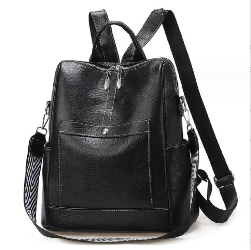 korean-high-quality-leather-backpack-women's-fashion-shoulder-bags-multifunction-travel-backpack-school-bags-notebook-bagpack