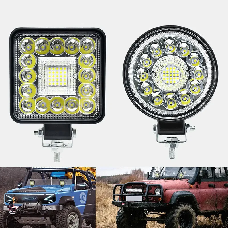 2/4/6 Pcs LED light Bar Spotlight 12V 24V Car Work Light For Jeep Truck Boat Tractor ATV Offroad 4X4 Barra Mini LED Headlight