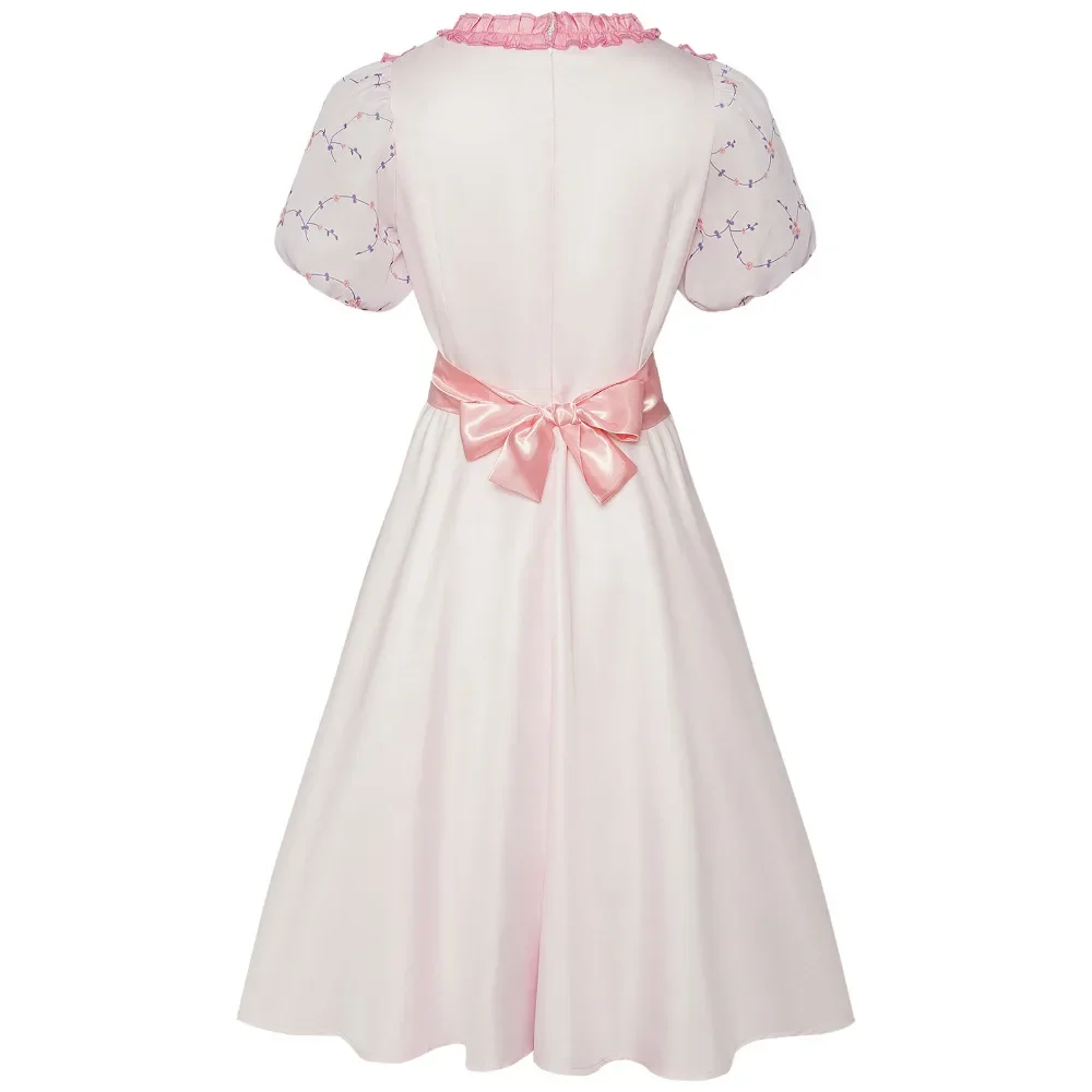 Disfraz de K-12 de la película Cry Baby Angelita, vestido rosa y morado, uniforme para adultos y niños, traje de fiesta de carnaval, juego de rol