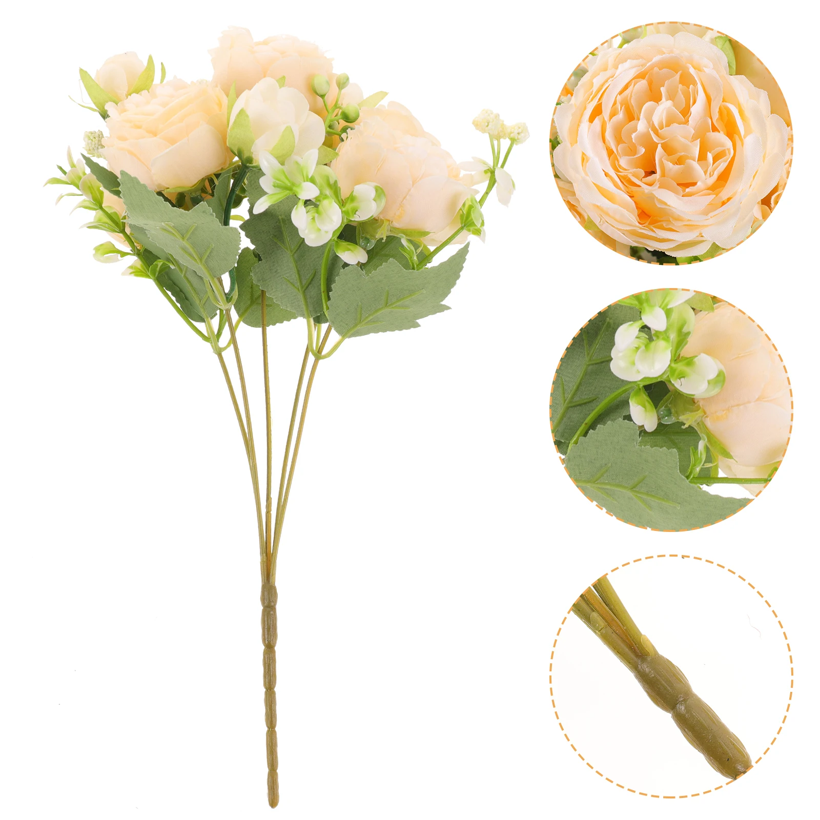 

Artificial Rose Peony Bouquet Silk Flowers Centerpiece Table Decor Home Faux Artificial Flowers Arrangements Indoor Decor